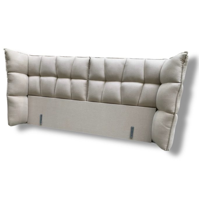 Luxus-Boxspringbett mit Ihrem extravaganten Kopfteil individuell gestalten